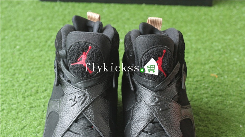 Authentic Air Jordan 8 Retro OVO Black